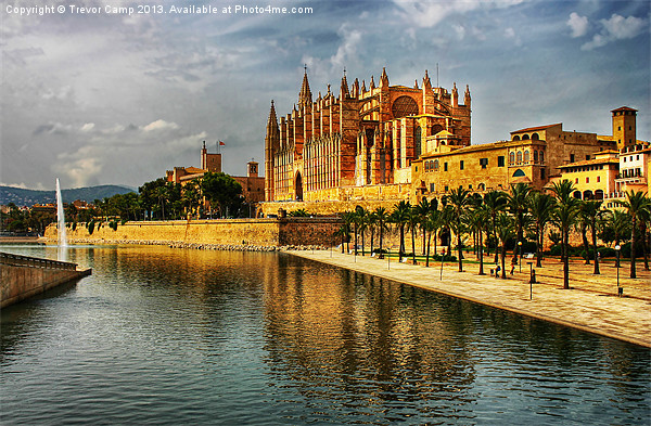 Palma Cathedral Picture Board by Trevor Camp