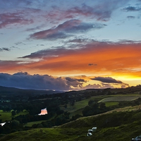 Buy canvas prints of Teesdale Sunset by Trevor Camp