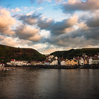 Buy canvas prints of Sleepy Staithes by Trevor Camp