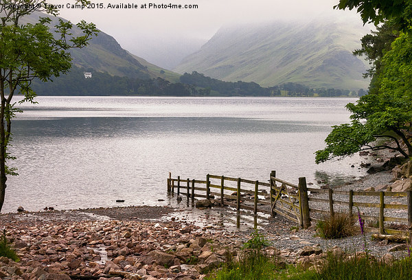 Buttermere Mist Picture Board by Trevor Camp