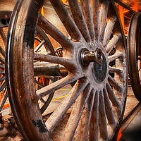 Buy canvas prints of The Wheels by Trevor Camp