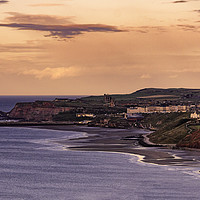 Buy canvas prints of Twilight Solstice at Whitby Abbey by Trevor Camp