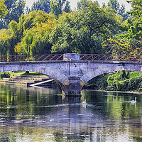 Buy canvas prints of Charente en Jarnac by Trevor Camp