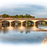 Buy canvas prints of Le Pont de Jarnac by Trevor Camp