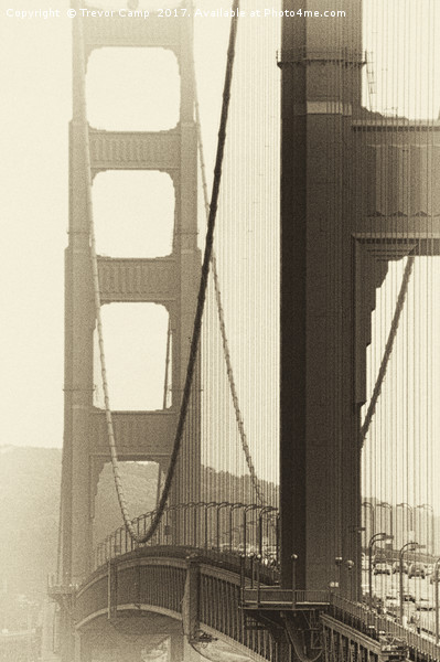Golden Gate Bridge-02 Picture Board by Trevor Camp