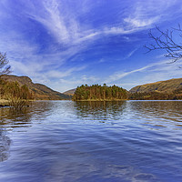 Buy canvas prints of Hawes How Island - Thirlmere by Trevor Camp