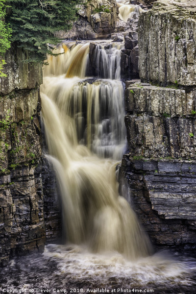 High Force, River Tees Picture Board by Trevor Camp