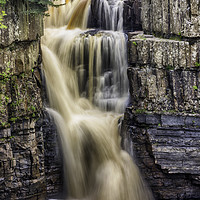 Buy canvas prints of High Force, River Tees by Trevor Camp