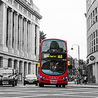 Buy canvas prints of Big Red London Bus by Trevor Camp