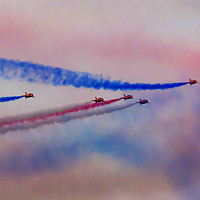 Buy canvas prints of Red Arrows - 03 by Trevor Camp