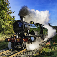 Buy canvas prints of Steam locomotive GWR 2857 by Trevor Camp