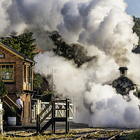 Buy canvas prints of Steam and Smoke by Trevor Camp