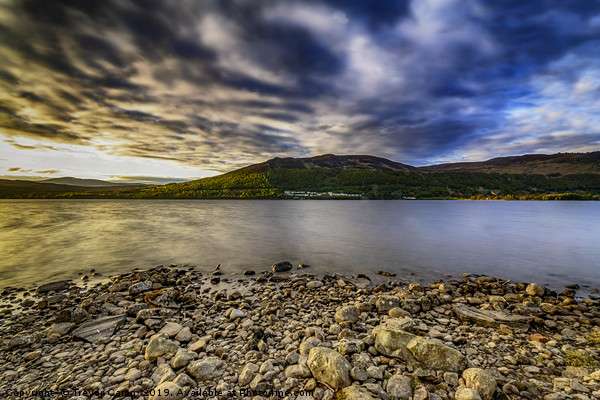 Twilight Storm over Loch Rannoch Picture Board by Trevor Camp