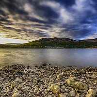 Buy canvas prints of Twilight Storm over Loch Rannoch by Trevor Camp