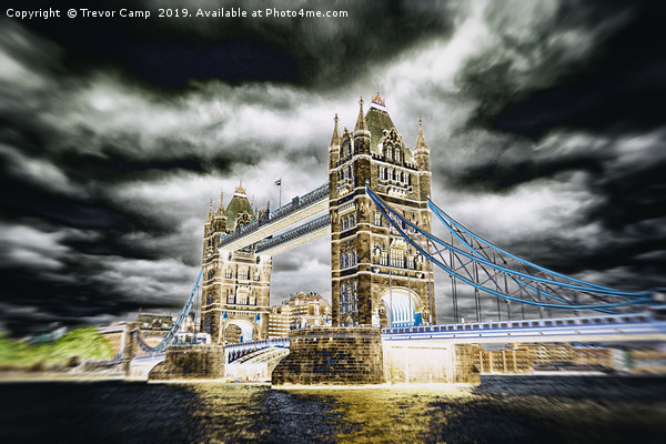 Tower Bridge - Solar Blur and Zoom Picture Board by Trevor Camp