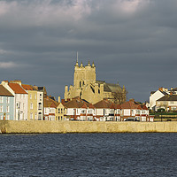 Buy canvas prints of A Medieval Town's Coastal Charm by Trevor Camp