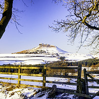 Buy canvas prints of Roseberry Topping - Snow Topping by Trevor Camp