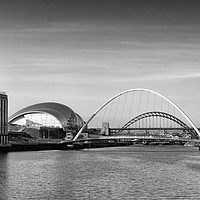 Buy canvas prints of Tyne Arches - Toned by Trevor Camp