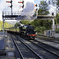 Buy canvas prints of NYMR Whitby to Pickering 45428 by Trevor Camp