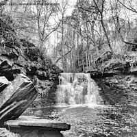 Buy canvas prints of Goit Stock Falls - 1960 by Trevor Camp