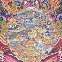 Buy canvas prints of Image depicting the Wheel of life, depicting the Kalachakra or d by stefano baldini