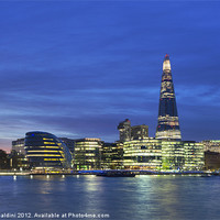 Buy canvas prints of The Shard and More London development on the South by stefano baldini