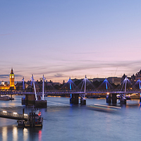 Buy canvas prints of London skyline and river Thames by stefano baldini