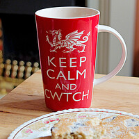 Buy canvas prints of Keep calm and cwtch by Catherine Joll