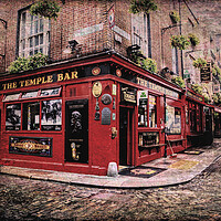 Buy canvas prints of The Temple Bar Pub, Dublin. by Catherine Joll