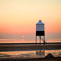 Buy canvas prints of Lighthouse at Burnham on Sea by Catherine Joll