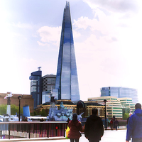 Buy canvas prints of The Shard, London. by Catherine Joll