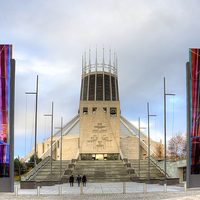 Buy canvas prints of Catholic Cathedral, Liverpool. by Catherine Joll