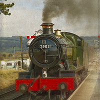 Buy canvas prints of Old Steam Train by Catherine Joll