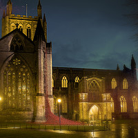 Buy canvas prints of Hereford Cathedral by Catherine Joll