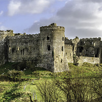 Buy canvas prints of carew castle by Paul Deverson