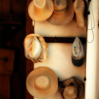 Buy canvas prints of Still life of hats by David Worthington