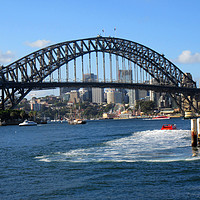 Buy canvas prints of   Sydney Harbour Bridge NSW Australia              by David Worthington