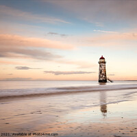 Buy canvas prints of Talacre Beach Lighthouse by Jason Carter