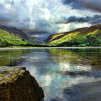 Buy canvas prints of Talylyn Snowdonia National Park by Angel wheller