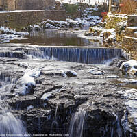 Buy canvas prints of Hawes waterfall on Gayle Beck, Wensleydale, Yorkshire Dales by Louise Heusinkveld