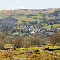 Buy canvas prints of Sedbergh from Garsdale, Yorkshire Dales National Park by Louise Heusinkveld