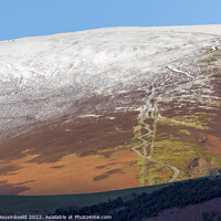 Buy canvas prints of Skiddaw, Lake District National Park, Cumbria by Louise Heusinkveld