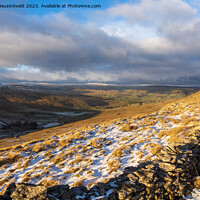 Buy canvas prints of Upper Wensleydale from B6255, North Yorkshire by Louise Heusinkveld