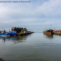 Buy canvas prints of Whitstable harbor, Kent by Louise Heusinkveld