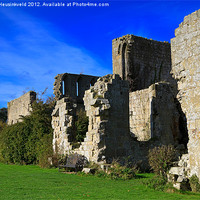 Buy canvas prints of Jervaulx Abbey ruins, Yorkshire Dales by Louise Heusinkveld