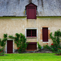Buy canvas prints of Outbuildings of Chateau Cheverny by Louise Heusinkveld