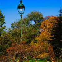Buy canvas prints of Old fashioned street lamp by Louise Heusinkveld