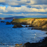 Buy canvas prints of Cornish Seascape by Louise Heusinkveld