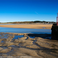 Buy canvas prints of Padstow harbour at low tide by Louise Heusinkveld