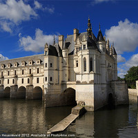 Buy canvas prints of Chateau Chenonceau, Loire Valley, France by Louise Heusinkveld